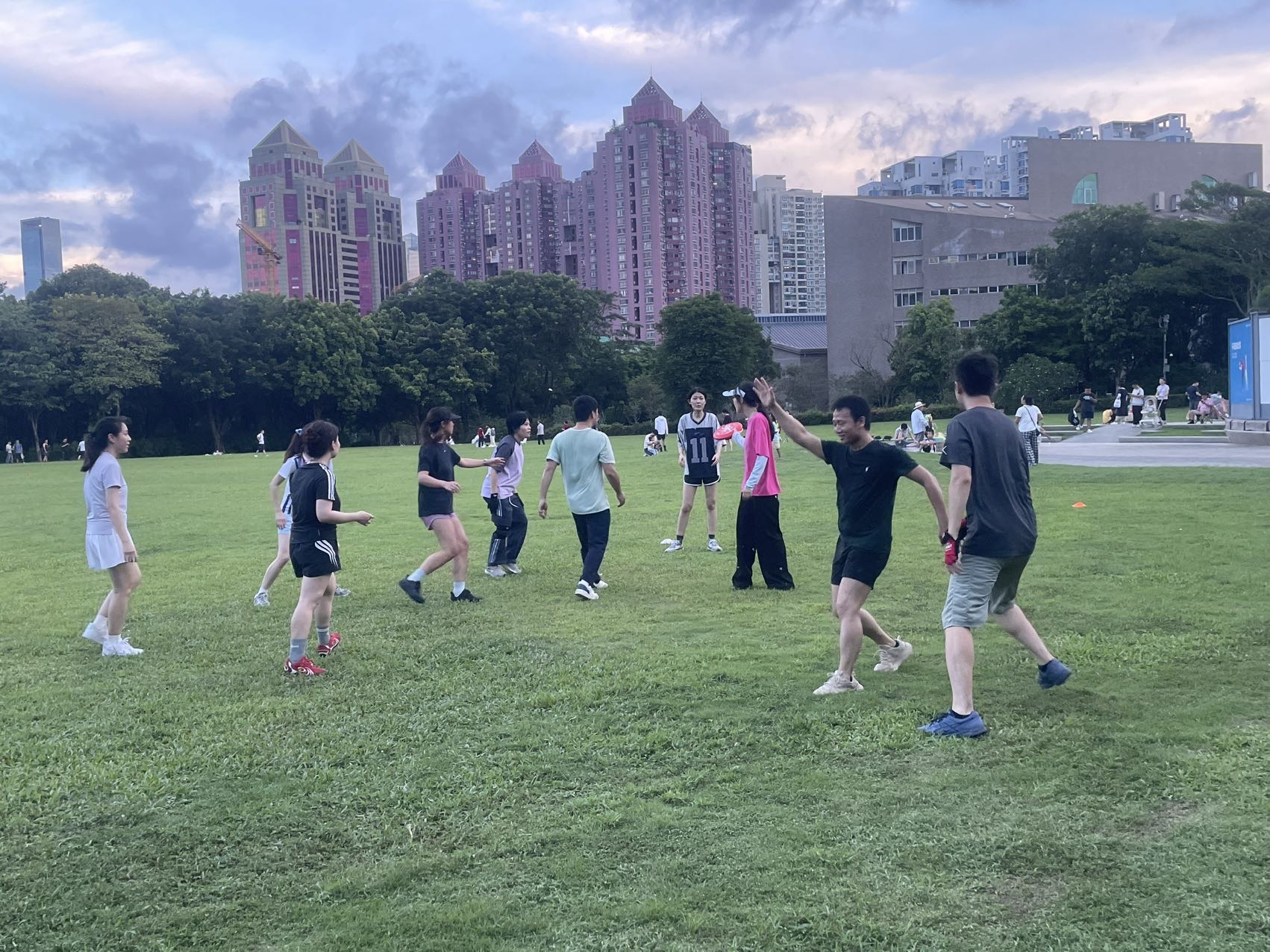 深圳中心公园e区飞盘（新手友好学习）已有10人